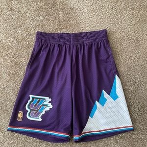 Utah JaZ Mitchell & Ness Swingman Shorts 1996-97